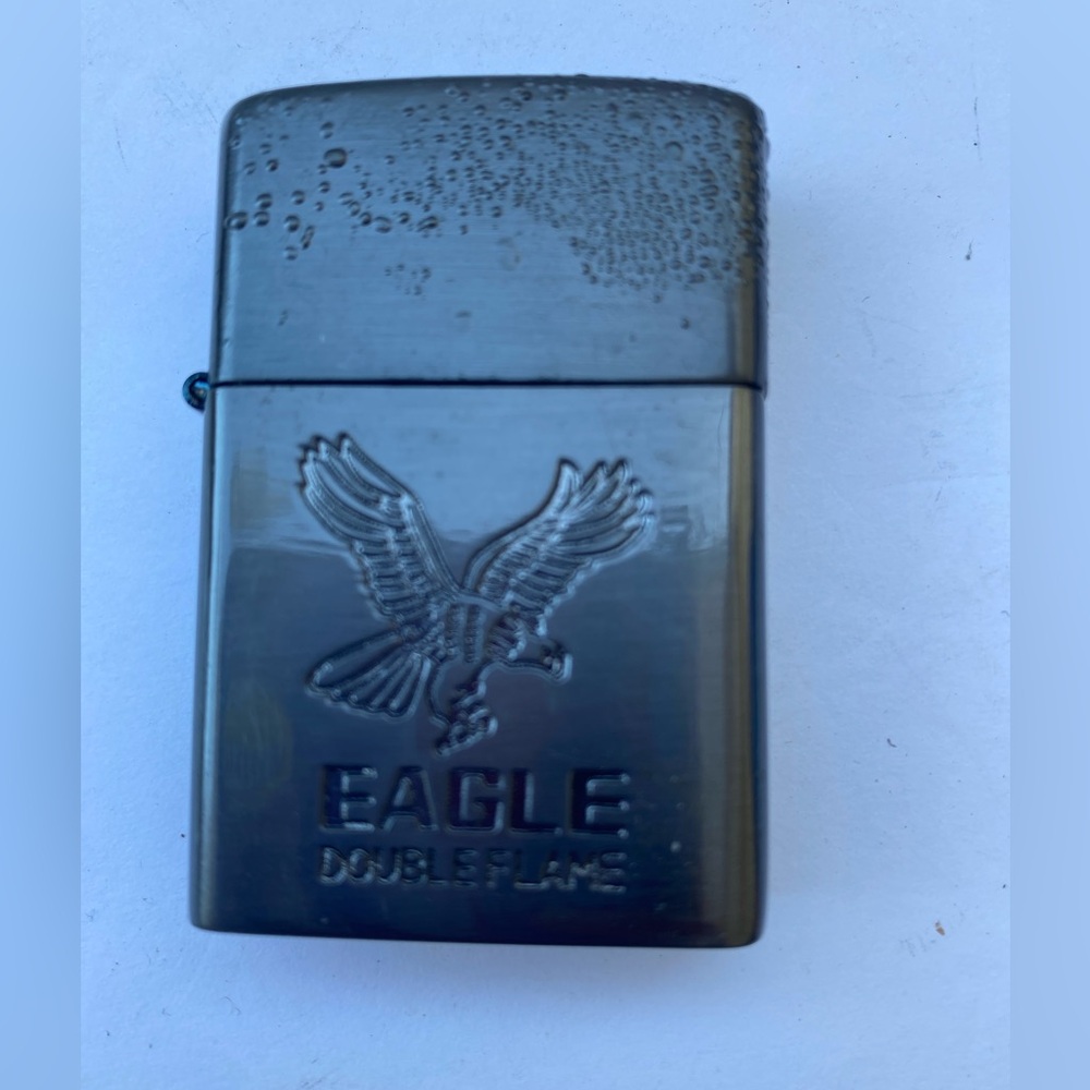 Eagle Double Flame Lighter in Black